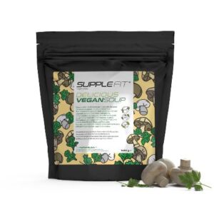 CHOGAN SUCCES - DELICIOUS VEGAN SOUP PROTÉINES VÉGÉTALES, CHAMPIGNONS ET PERSIL – AVEC PAPAMELINA™