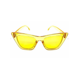 CHOGAN SUCCES - LUNETTES DE SOLEIL «SQUARE KETTY» SHINY YELLOW
