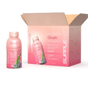 MYVERA CRUSH Collagen + | Complément alimentaire en bouteille unidose de 285 ml (6 bouteilles) - 1710 ml - SuppleFit
